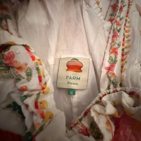 Farm Rio Ruffle Maxi Dress - Picture 3 of 3